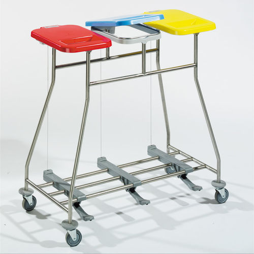 Chariot à linge - ISEO 30 - Francehopital - à bagages / professionnel / en inox