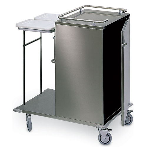 Chariot à linge - CPMC - Francehopital - poubelle / pour établissement de santé / en inox