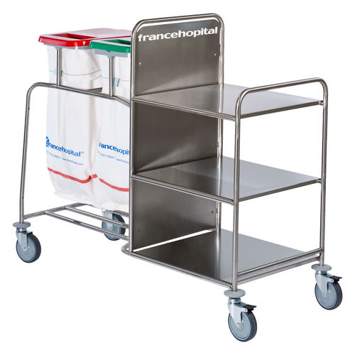 Chariot de service - CBP - Francehopital - à linge / poubelle / professionnel