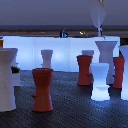 Comptoir de bar - IBIZA 120 - NEWGARDEN - en polyéthylène / droit / lumineux
