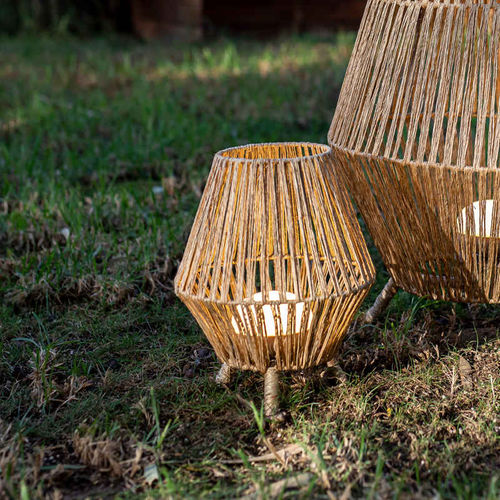 Lampe de sol - SISINE 30 - NEWGARDEN - en fibre naturelle / contemporaine / sans fil