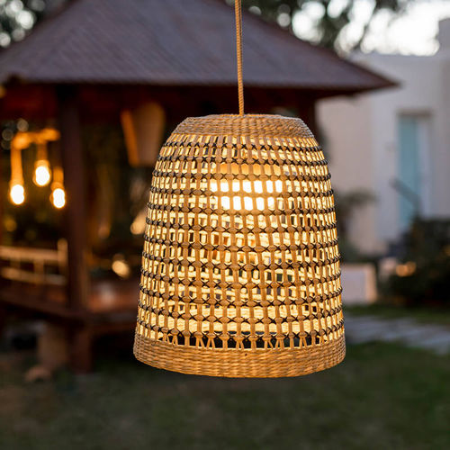 Suspension - POSITANO - NEWGARDEN - en fibre naturelle / contemporaine / à batterie rechargeable