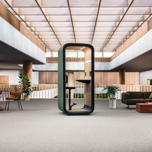 Cabine téléphonique pour bureau - FRAMERY ONE COMPACT™ - Framery Oy - en aluminium / en acier / en verre
