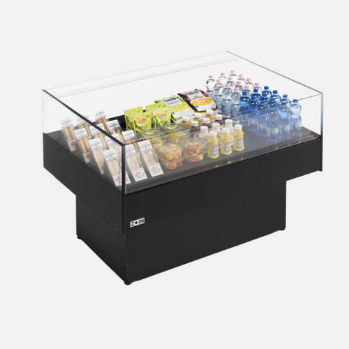 Vitrine réfrigérée comptoir - FLATEY - ZOIN - îlot / pour commerce / en inox