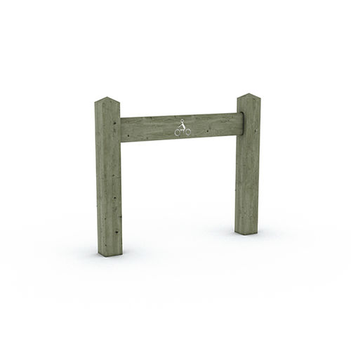 Range-vélo au sol - GÜNT - Activia Mobilier Urbain - pour espace public / en bois / professionnel
