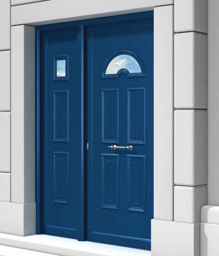 Panneau de porte en verre - Ε2000 SERIES - ALUMINCO - en aluminium / fait main