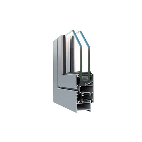 Profilé pour fenêtre en aluminium - W400  - ALUMINCO - isolant