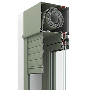 Caissons de volet roulant en aluminium - SH 700 - ALUMINCO - avec isolant intégré / avec isolant acoustique