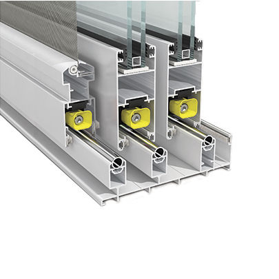 Profilé pour porte en verre - SL230 - ALUMINCO - en aluminium / de sécurité