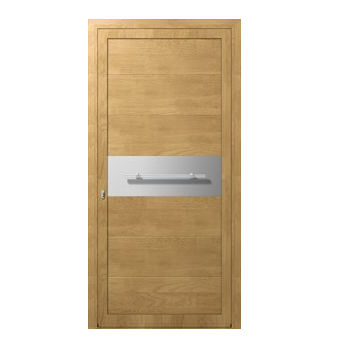 Panneau de porte en verre - I300 SERIES - ALUMINCO - en acier / en aluminium