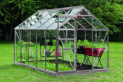 Serre de jardinage - LILY - ACD - monochapelle / en verre / en polycarbonate