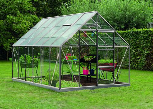 Serre de jardinage - OLIVER - ACD - monochapelle / en verre / en polycarbonate