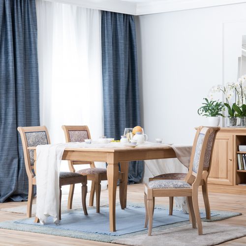 Table à manger classique - URDI - Ziemann Home Design - en bois / avec piètement en bois / rectangulaire