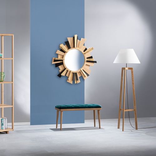 Banc de style scandinave - AMARANTH - Ziemann Home Design - en bois massif / en tissu / tapissé