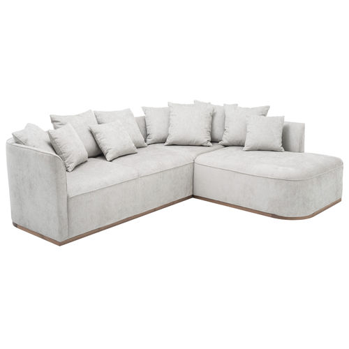 Canapé d'angle - LUPE - Ziemann Home Design - de style Art Déco / en tissu / ergonomique