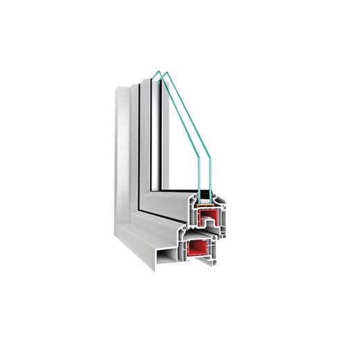 Profilé pour fenêtre en PVC - Maxi Riviera - ASAŞ Veratec - à isolation thermique / acoustique / résistant au vent