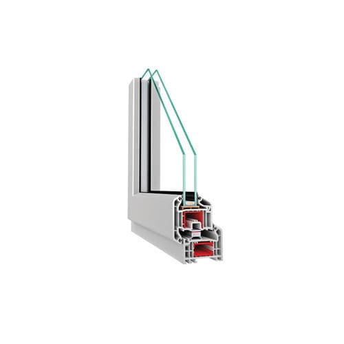 Profilé pour fenêtre en PVC - Maxi Majestic - ASAŞ Veratec - à isolation thermique / acoustique / étanche
