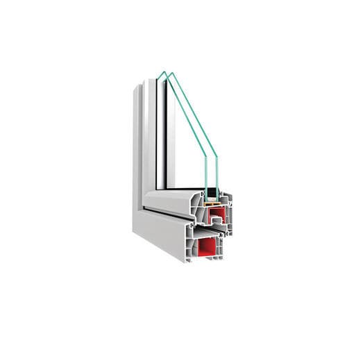 Profilé pour fenêtre en PVC - Elegans 70 - ASAŞ Veratec - à isolation thermique / acoustique / étanche