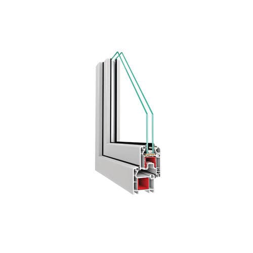 Profilé pour fenêtre en PVC - Spring 52 - ASAŞ Veratec - à isolation thermique / acoustique