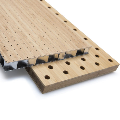 Panneau acoustique pour plafond - AA - dasso - pour mur / en bambou / en aluminium