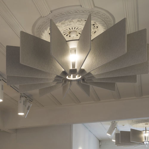 Baffle acoustique en PET - LATTICE   - AUTEX ACOUSTICS - suspendu / rectangulaire / cylindrique