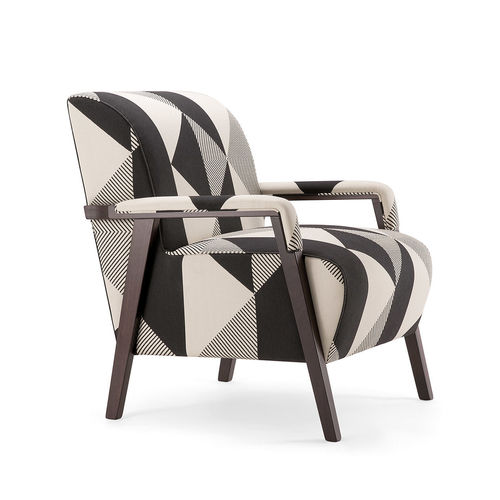 Fauteuil contemporain - CARTER 068 P - TIROLO SRL - en tissu / multicolore