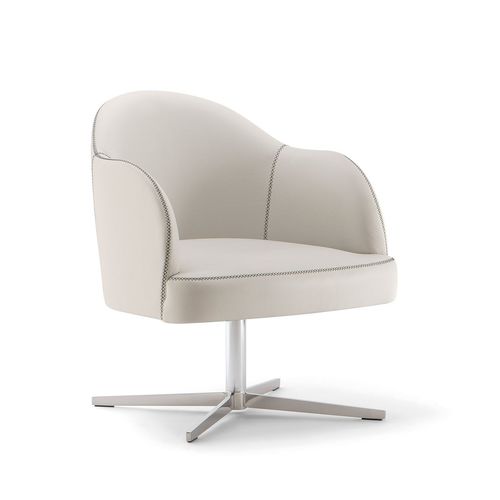 Fauteuil contemporain - CHICAGO 015 P X - TIROLO SRL - en tissu / en métal / tapissé