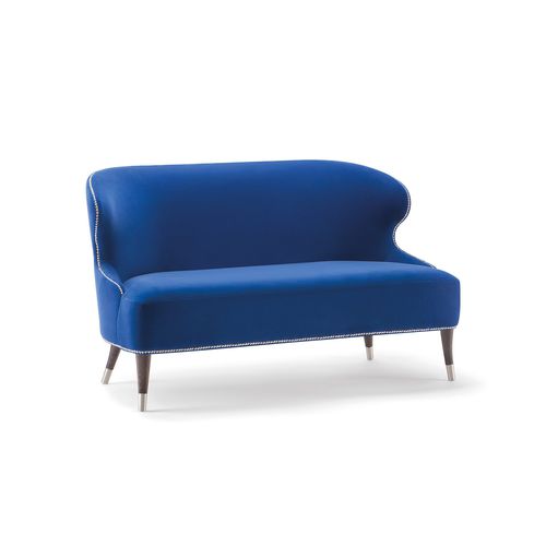 Canapé classique - CAMELIA 051 D - TIROLO SRL - en tissu / bleu / 2 places