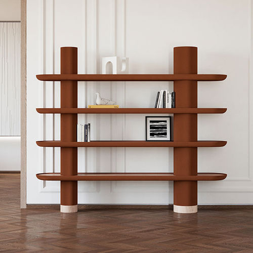 Étagère haute - GRANDE! - ITALIANELEMENTS - contemporaine / en bois / en cuir
