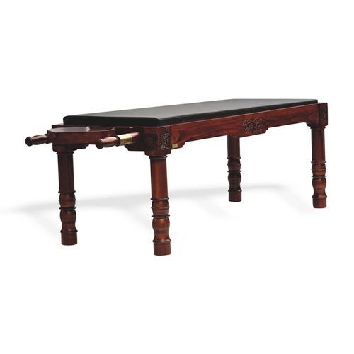 Table de massage fixe - Multipurpose Ayurveda - Esthetica Spa and Salon Resources Private Limited - bois / pour centre de bien-être / pour centre de spa