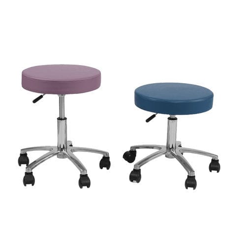 Tabouret pour centre de spa - Esthetica Spa and Salon Resources Private Limited - contemporain / en cuir / avec piètement en métal