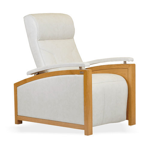 Fauteuil relax contemporain - Zero Gravity - Esthetica Spa and Salon Resources Private Limited - en cuir / en acier inoxydable / en bois