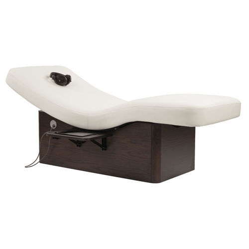 Siège de repos pour centre de spa - Nada Brahma Vibroacoustic - Esthetica Spa and Salon Resources Private Limited - bois / en tissu