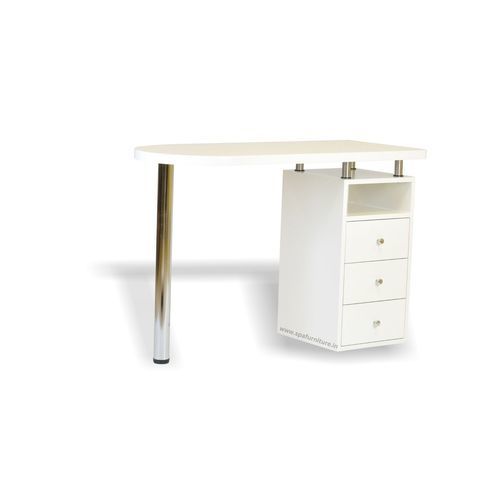 Table de manucure avec rangement intégré - preeti - Esthetica Spa and Salon Resources Private Limited