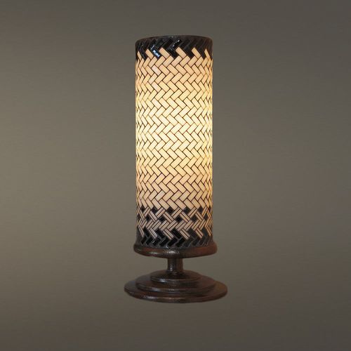 Lampe de table - CYLINDER - Hilliard - en bronze / en verre / classique
