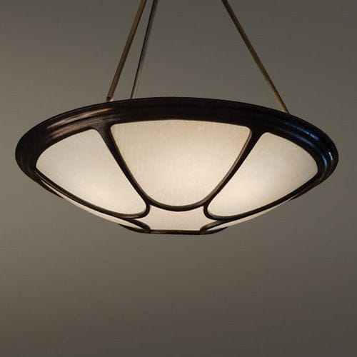Suspension - SAPPHIRE - Hilliard - en bronze / en verre / classique
