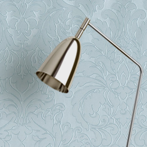 Papier peint contemporain - DAMASCO MOIRE - SIRPI - en vinyle / à motif floral / aspect tissu