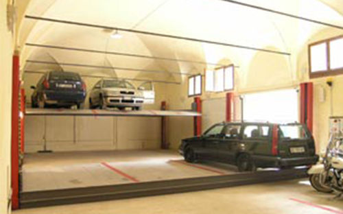 Monte-voiture hydraulique - ACO-4T - Carmec - d'extérieur / d'intérieur / à colonne