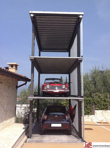 Système de stationnement 3 niveaux - AS-3P - Carmec - avec ascenseur