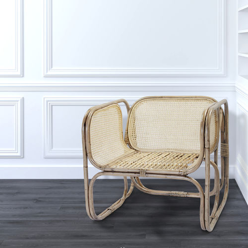 Fauteuil contemporain - HERLINA ONE SEAT - Defleure Home Collection - en rotin / personnalisable / sur mesure