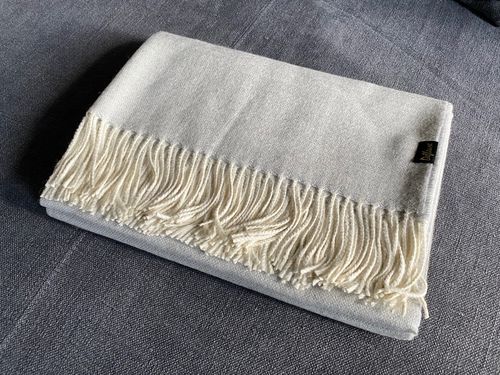 Plaid en laine - ALPACA THROWS - CUSHIONS - SHAWLS - Defleure Home Collection - en lin