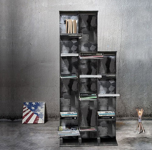 Bibliothèque modulable - TREEBOOKS - Trackdesign - contemporaine / en acier