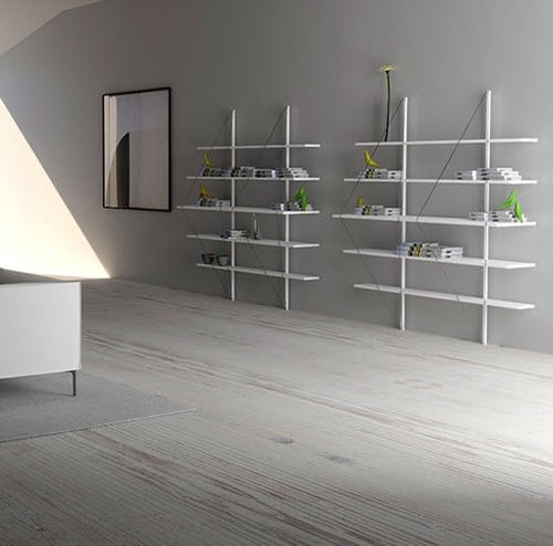 Étagère murale - VOILE - Trackdesign - contemporaine / en acier inoxydable / en acier COR-TEN®