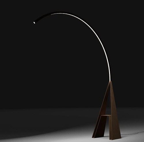 Lampe sur pied - GIRAFFA - Trackdesign - en acier COR-TEN® / contemporaine / d'intérieur