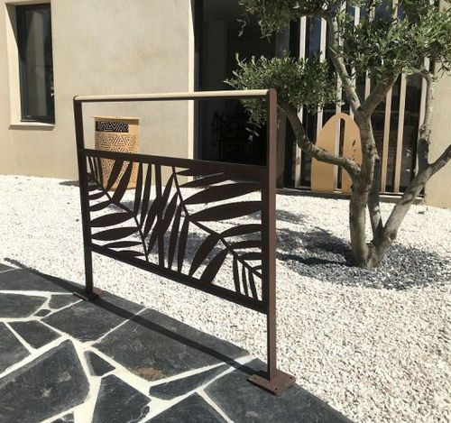 Barrière de protection - NATURA  - Trackdesign - fixe / en acier COR-TEN® / pour espace public