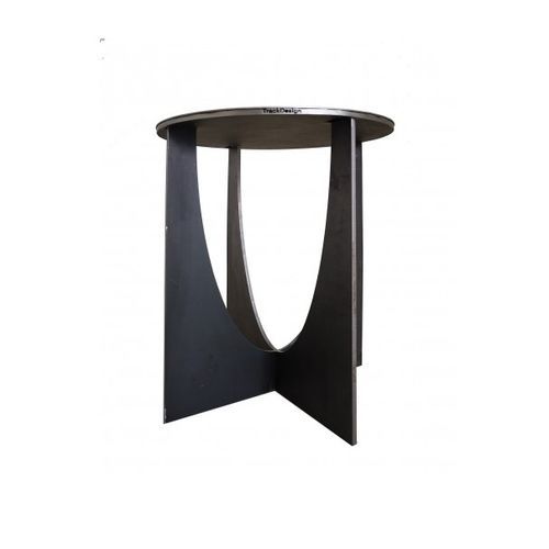 Table d'appoint contemporaine - NOVIS - Trackdesign - en acier / avec piètement en métal / ronde