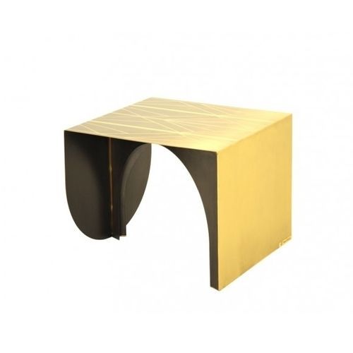 Table basse contemporaine - AESTUS  - Trackdesign - en laiton / avec piètement en métal / rectangulaire