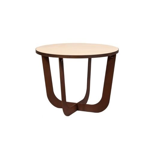Table basse contemporaine - COFFEE  - Trackdesign - en acier COR-TEN® / avec piètement en acier / ronde