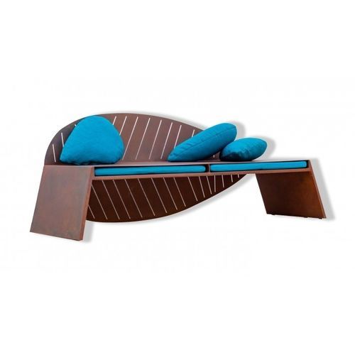 Canapé contemporain - LILA - Trackdesign - de jardin / en tissu / avec coussin amovible