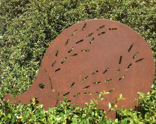 Sculpture en acier corten - BESTIAIRE  - Trackdesign - de jardin / au sol / marron